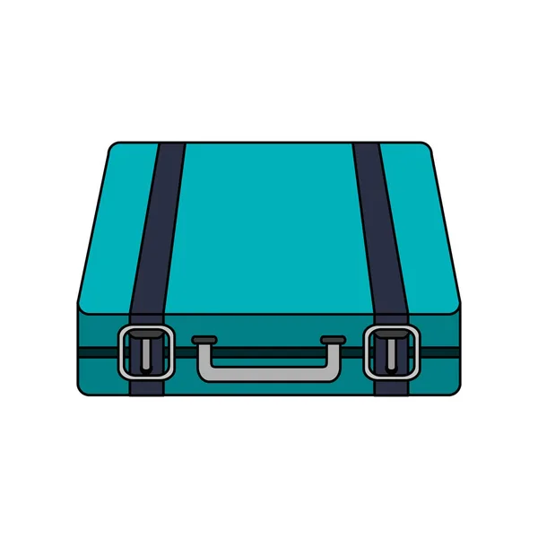 Briefcase luggage icon image — Stock Vector
