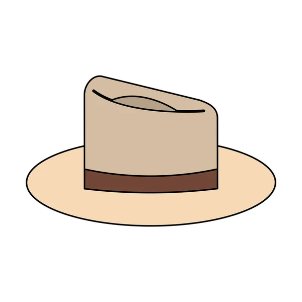 Imagen de icono de sombrero clásico — Vector de stock