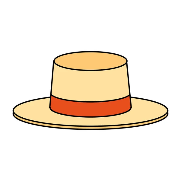 Klasik şapka simge görüntüsü — Stok Vektör