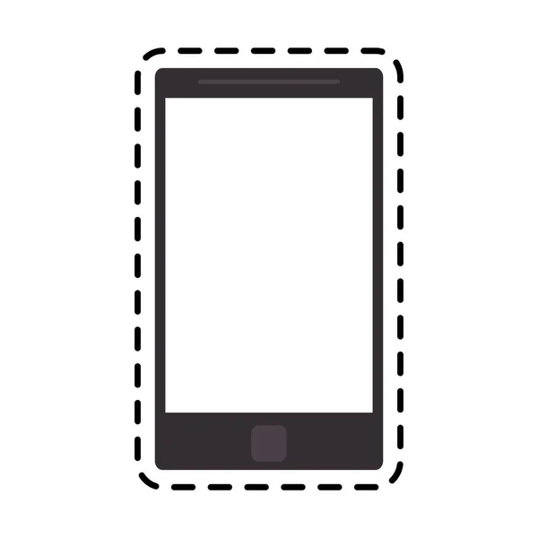 Μοντέρνο κινητό τηλέφωνο εικονίδιο εικόνας — Διανυσματικό Αρχείο