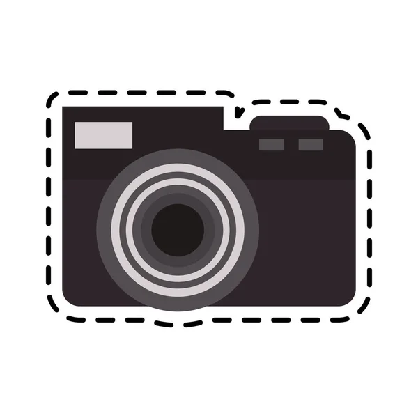 Imagem de ícone de câmera fotográfica — Vetor de Stock