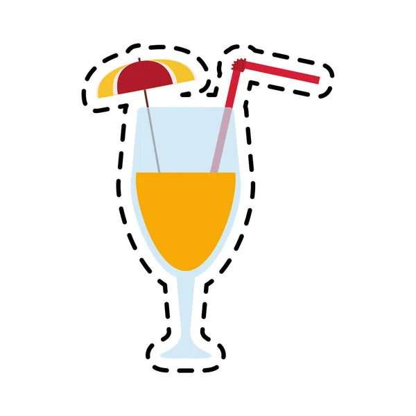 Imagen icono bebida cóctel — Vector de stock