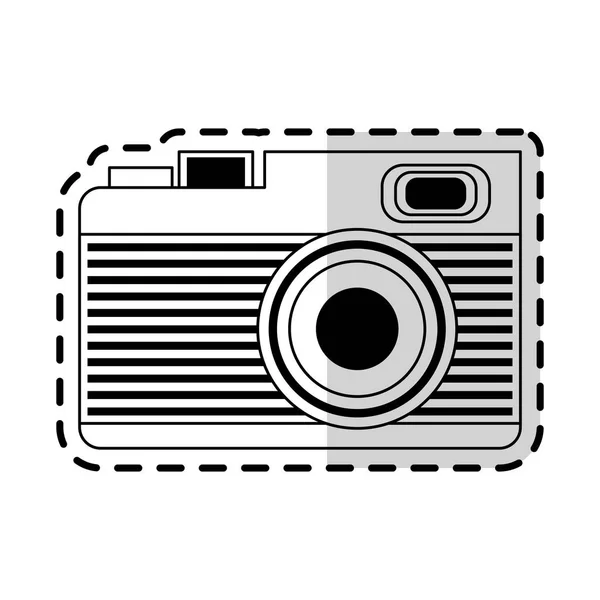 Immagine icona della fotocamera fotografica — Vettoriale Stock