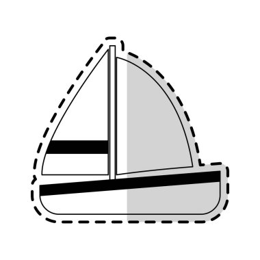 Tek yelkenli simge görüntüsü