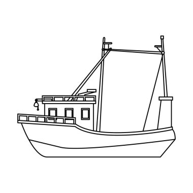 Balıkçılık Tekne simge görüntüsü