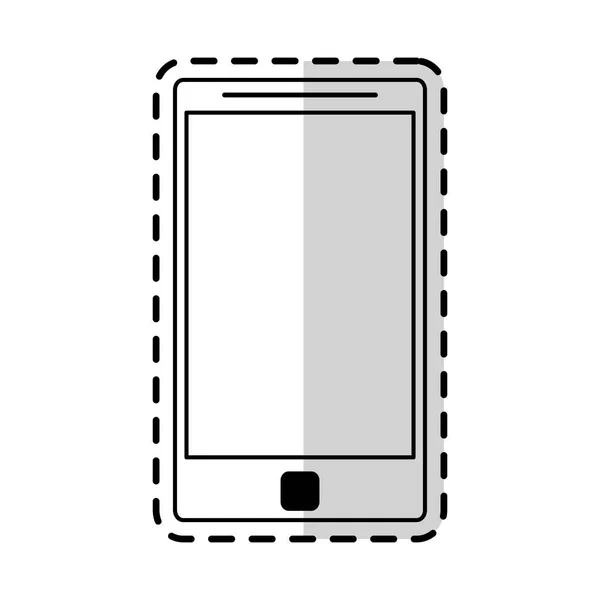 Imagen de icono de teléfono celular moderno — Vector de stock