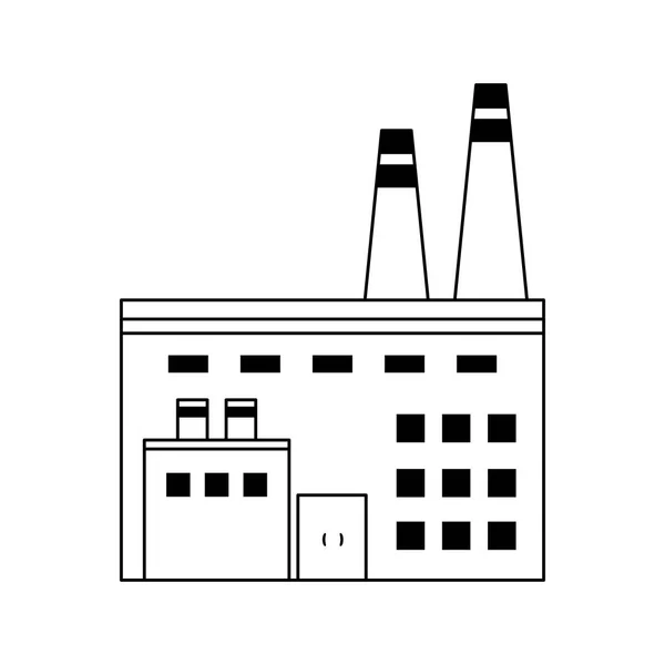 Image als Fabrik-Ikone — Stockvektor