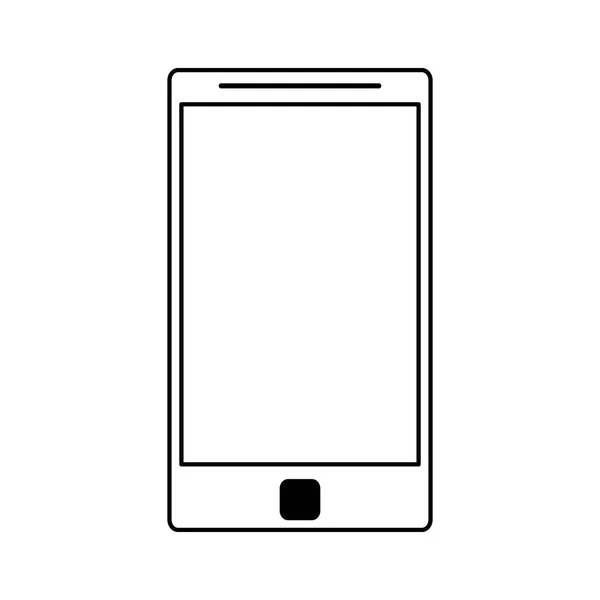 Imagen de icono de teléfono celular moderno — Vector de stock