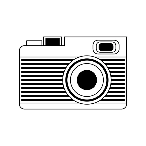 Imagen del icono de la cámara fotográfica — Vector de stock