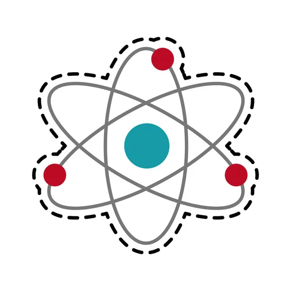 Atom képviselet ikon kép — Stock Vector