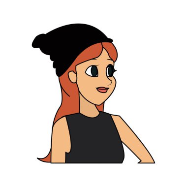 genç ve güzel kadın simge görüntüsü