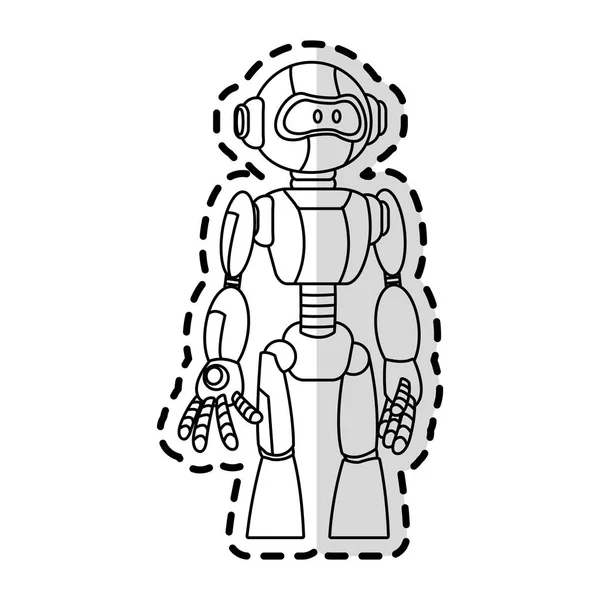 ロボット技術のアイコン画像 — ストックベクタ