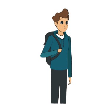 adam çizgi film simgesi