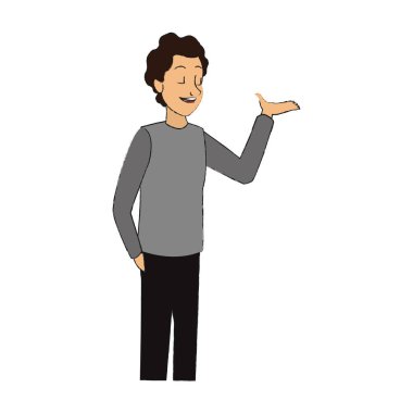 adam çizgi film simgesi