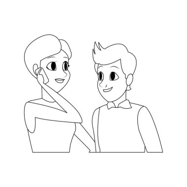 genç yetişkinler konuşma simgesi görüntü olması