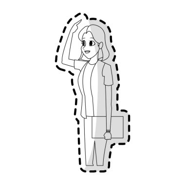 genç ve güzel kadın simge görüntüsü