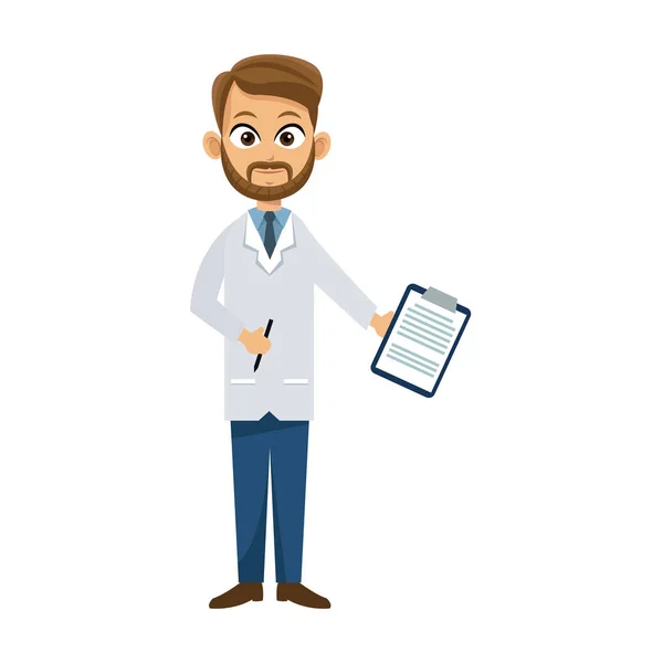 Medical doctor man icon — Stock Vector