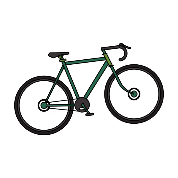자전거 또는 자전거 아이콘 이미지 — 스톡 벡터