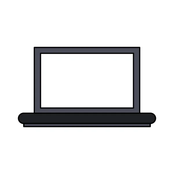 Immagine icona del computer — Vettoriale Stock