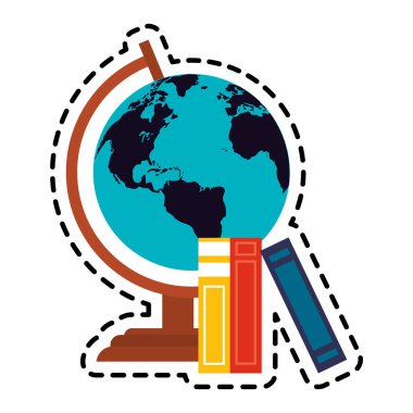 Dünya küre simge görüntüsü