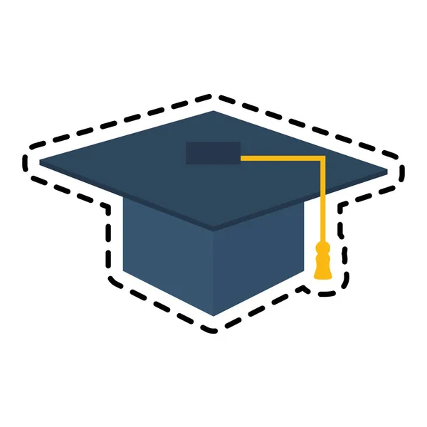 Graduation cap icon image — Stock Vector