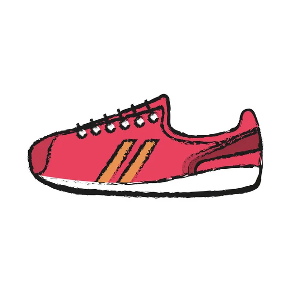 Icona scarpe sportive — Vettoriale Stock