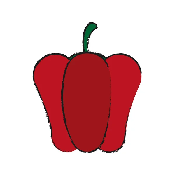 Pepper vegetable icon — Stock Vector