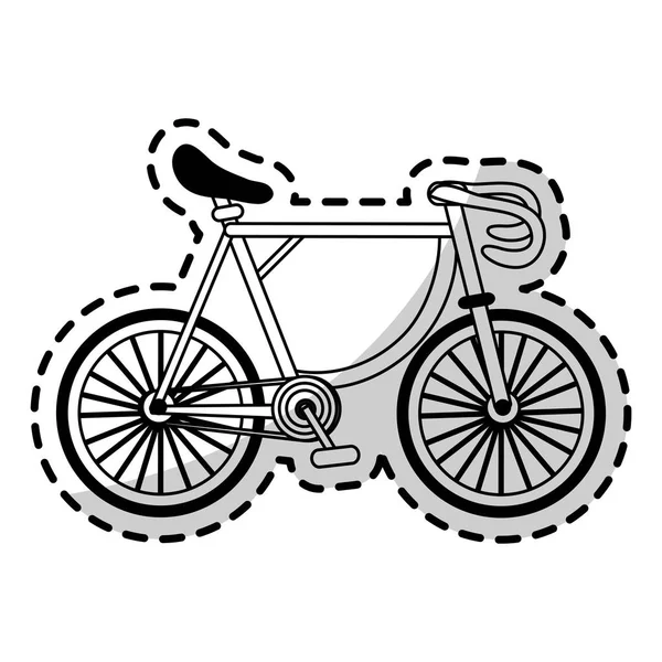 Fiets of fiets pictogramafbeelding — Stockvector