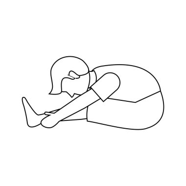 Yoga yapan erkek yogi simge görüntüsü