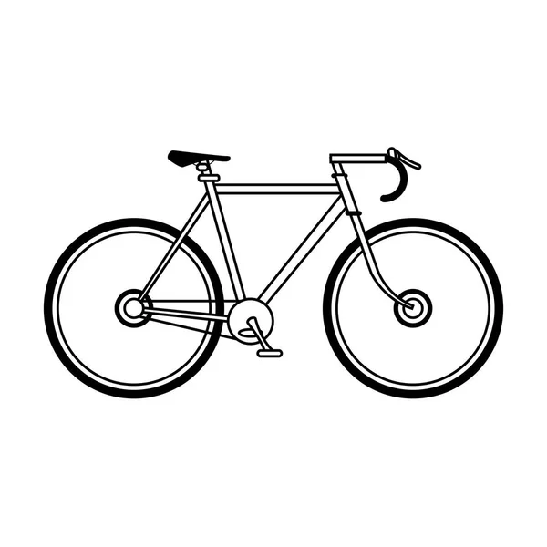 Bicicleta o icono de la bicicleta imagen — Archivo Imágenes Vectoriales