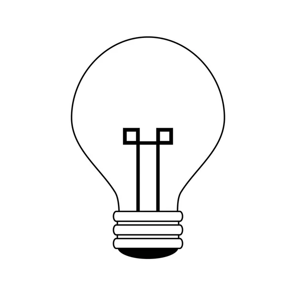 Regelmäßige Glühbirnen Symbolbild — Stockvektor