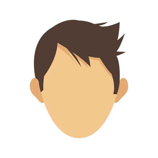 Hombre icono de dibujos animados — Vector de stock