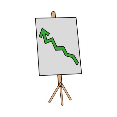 Graph Grafiği ok simge görüntüsü ile