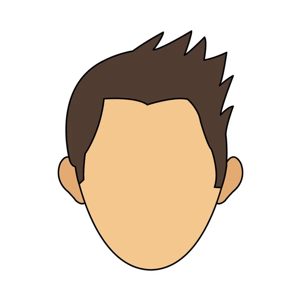 Head of man icon image — Stock Vector