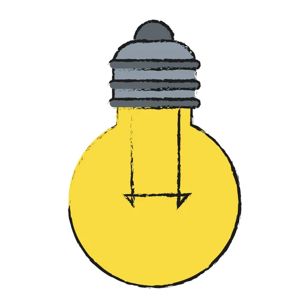 Ampoule icône de lumière — Image vectorielle