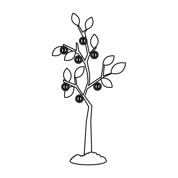 Immagine icona della pianta — Vettoriale Stock
