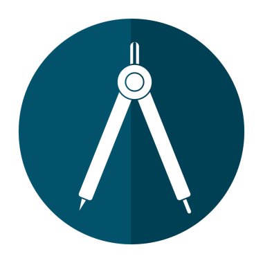 Pusula geometri okul gölge