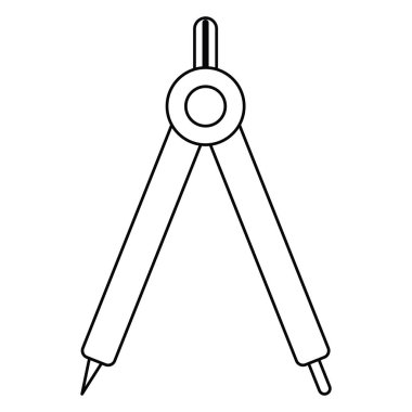 Pusula geometri okul görüntü hat