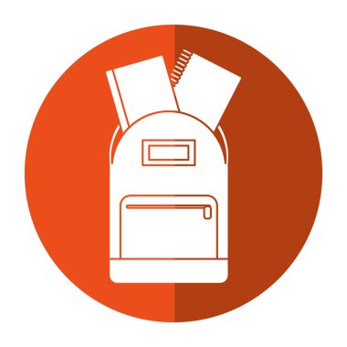 okul çantası kitap defter gölge