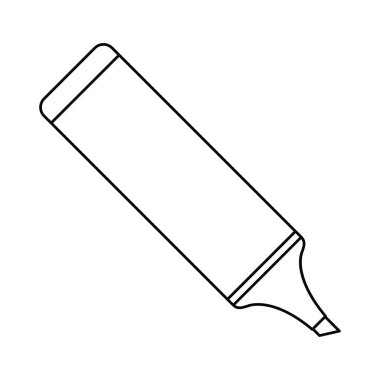 Marker okul kap ince çizgi