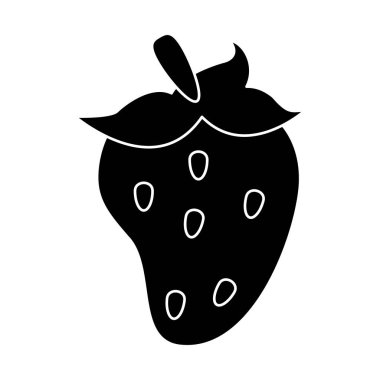 çilek meyve beslenme piktogram