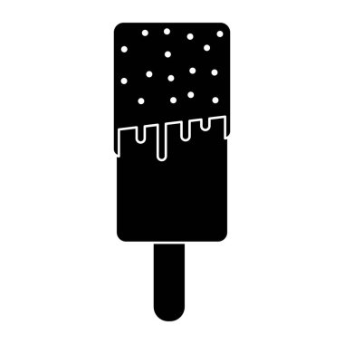 Çubuklu dondurmayı dondurma piktogram sopa