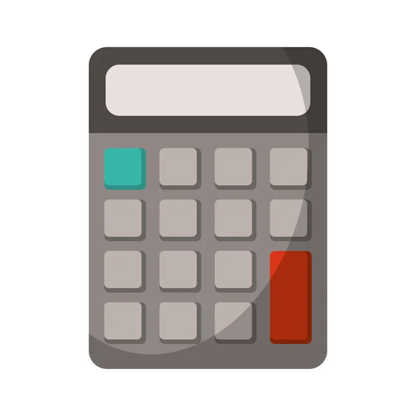 Calculadora matemática utensílio da escola — Vetor de Stock