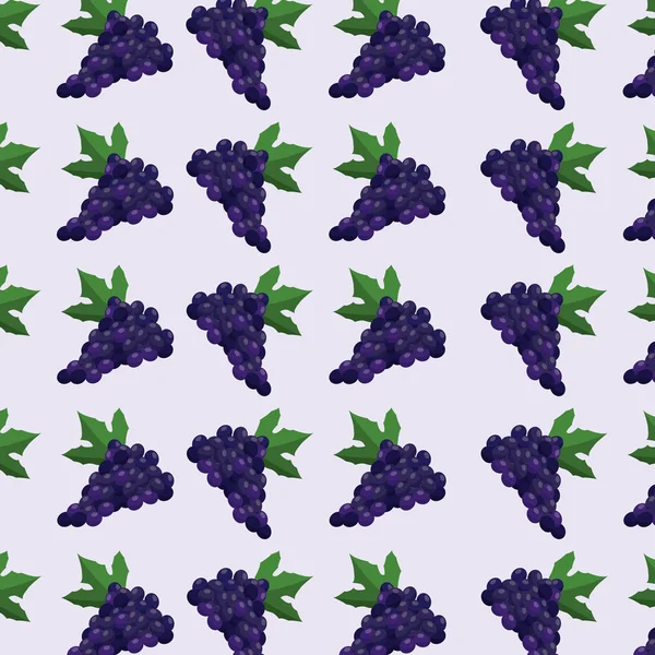 Grape fruit seamless pattern — Stock Vector