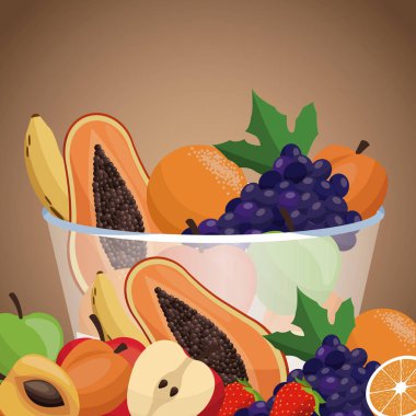 hasat meyve kase sağlıklı