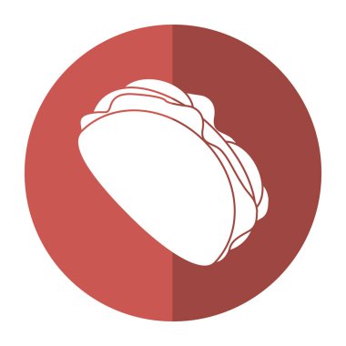 Taco Meksika yemeği gölge