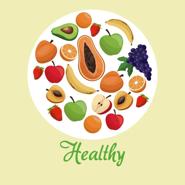 healthy food fruit concept