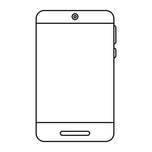 智能手机技术新潮的款式线 — 图库矢量图片