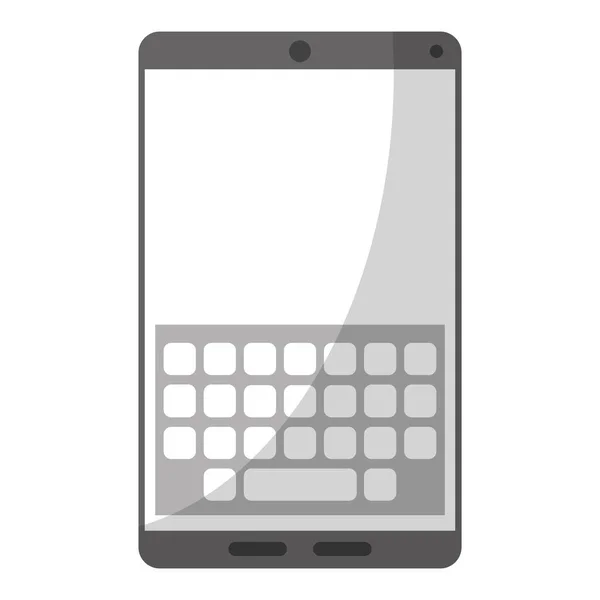 Icône d'affichage du clavier du smartphone — Image vectorielle