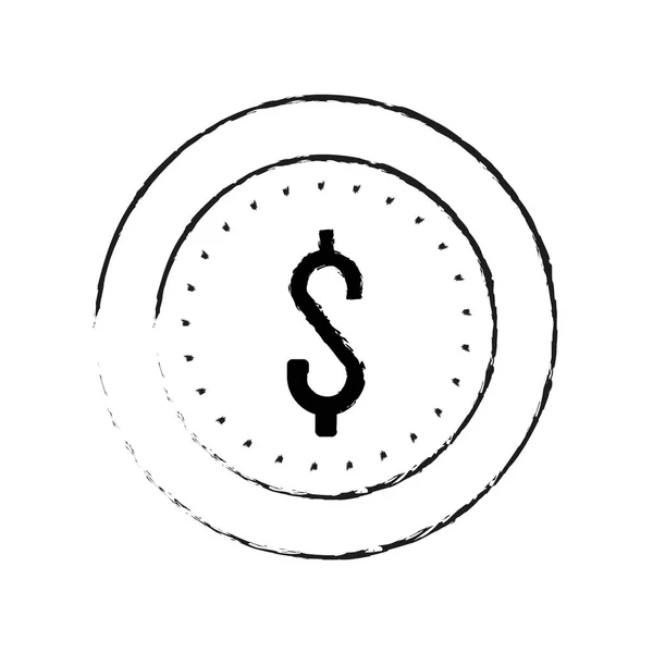 Изображение иконки монеты — стоковый вектор